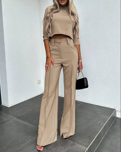 2-piece Top With Trousers Set