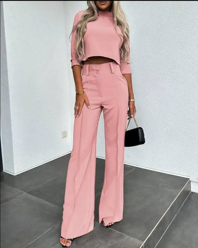 2-piece Top With Trousers Set